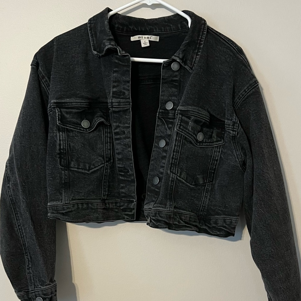 Black Jean Jacket